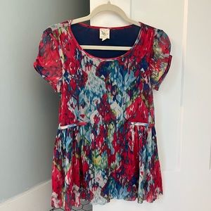 Anthropologie Sheer blouse - S
